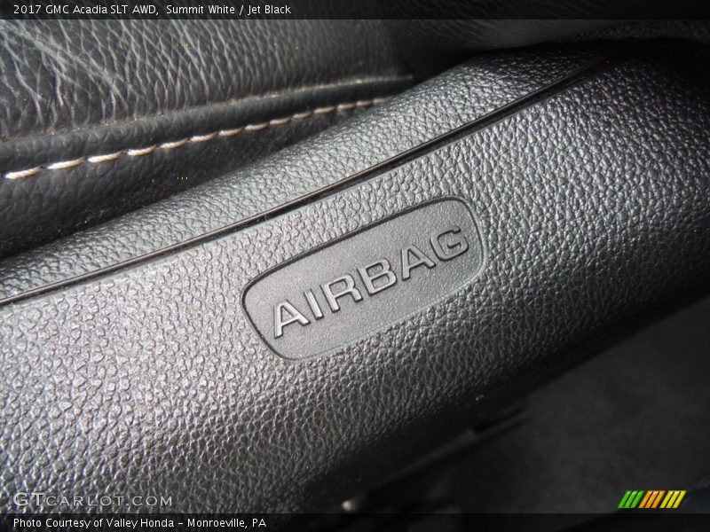 Summit White / Jet Black 2017 GMC Acadia SLT AWD