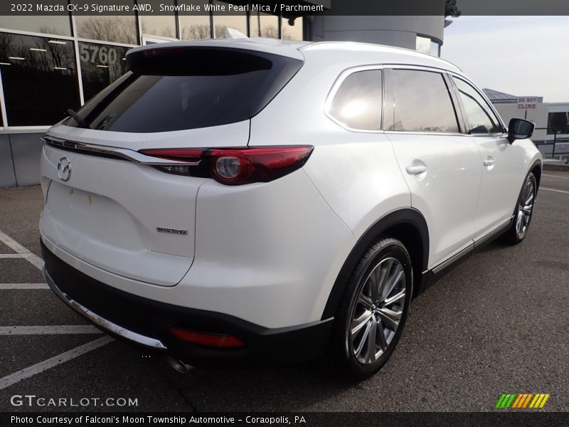 Snowflake White Pearl Mica / Parchment 2022 Mazda CX-9 Signature AWD