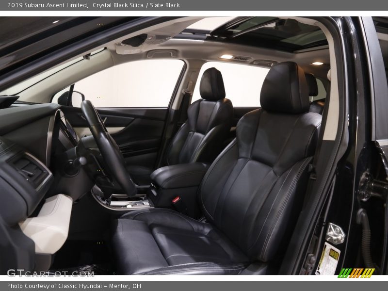 Front Seat of 2019 Ascent Limited