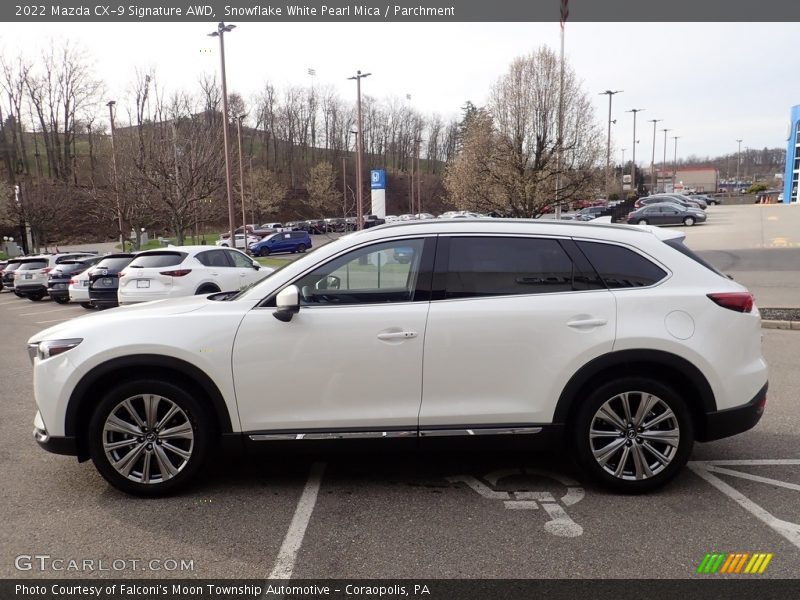  2022 CX-9 Signature AWD Snowflake White Pearl Mica