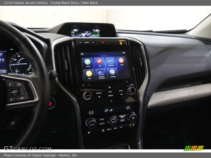 Crystal Black Silica / Slate Black 2019 Subaru Ascent Limited
