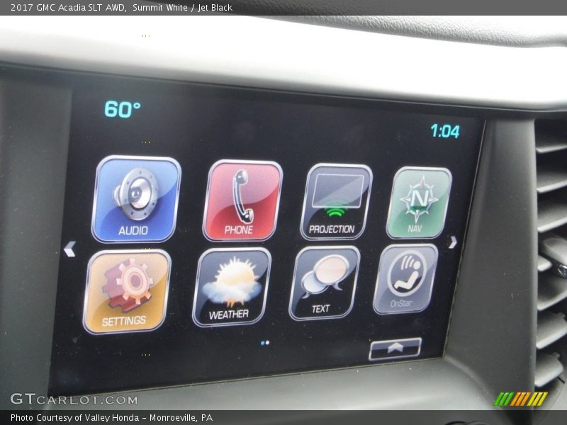 Summit White / Jet Black 2017 GMC Acadia SLT AWD