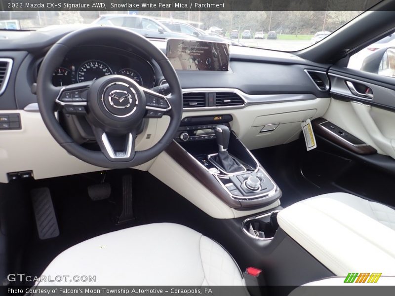  2022 CX-9 Signature AWD Parchment Interior