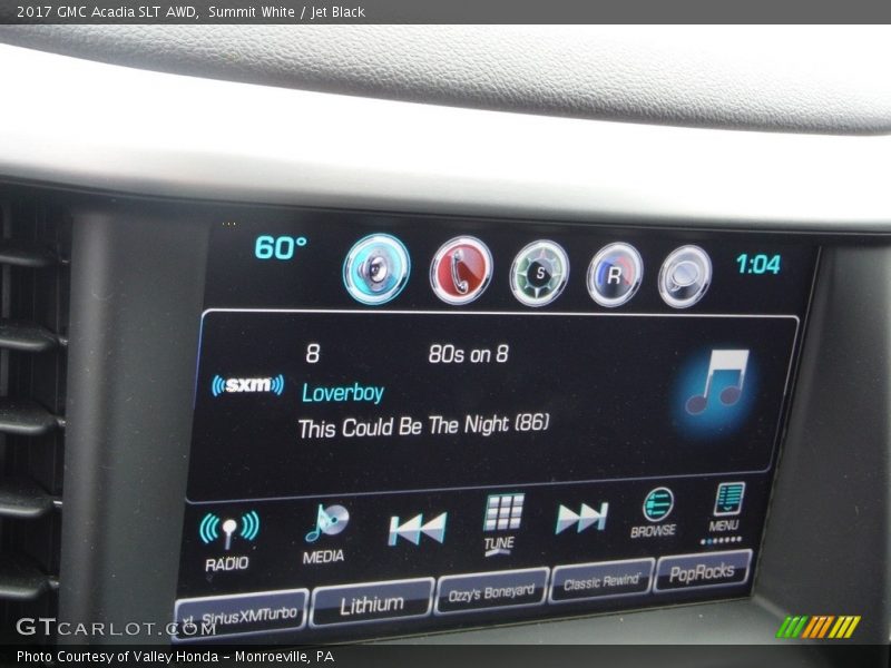 Summit White / Jet Black 2017 GMC Acadia SLT AWD