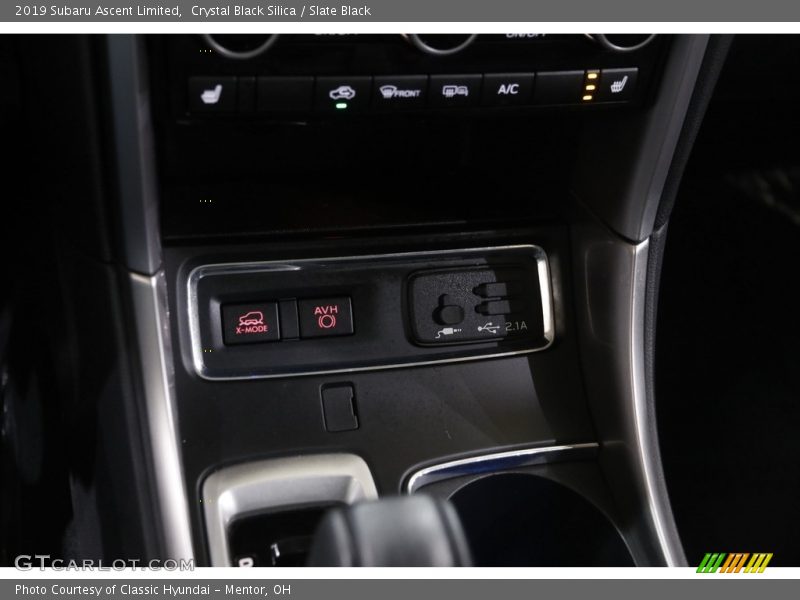 Crystal Black Silica / Slate Black 2019 Subaru Ascent Limited