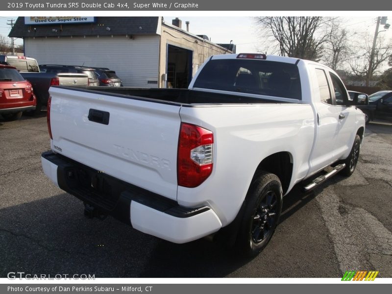 Super White / Graphite 2019 Toyota Tundra SR5 Double Cab 4x4