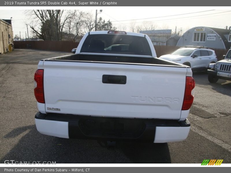 Super White / Graphite 2019 Toyota Tundra SR5 Double Cab 4x4