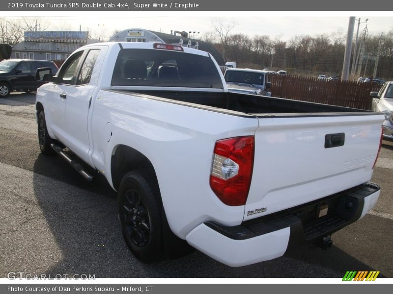 Super White / Graphite 2019 Toyota Tundra SR5 Double Cab 4x4