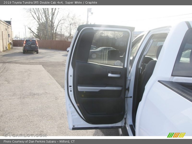 Super White / Graphite 2019 Toyota Tundra SR5 Double Cab 4x4