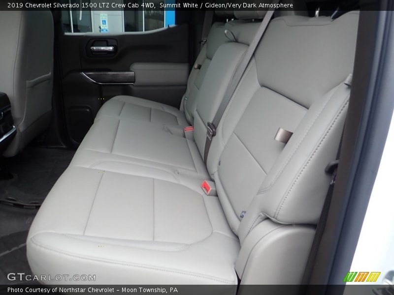 Summit White / Gideon/Very Dark Atmosphere 2019 Chevrolet Silverado 1500 LTZ Crew Cab 4WD