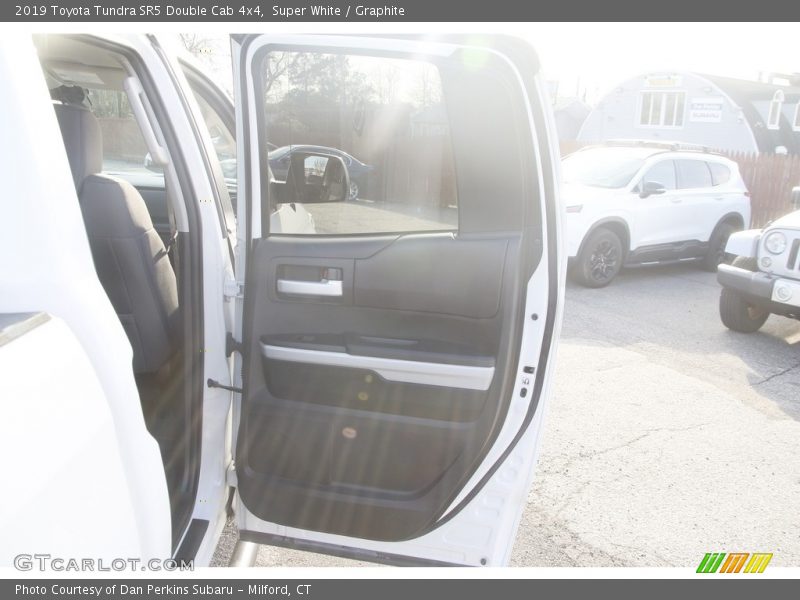 Super White / Graphite 2019 Toyota Tundra SR5 Double Cab 4x4