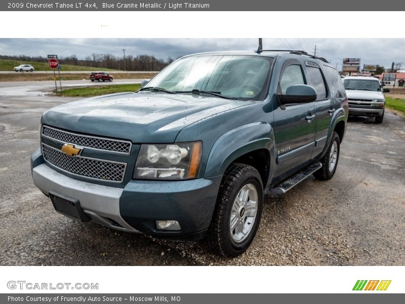 Blue Granite Metallic / Light Titanium 2009 Chevrolet Tahoe LT 4x4
