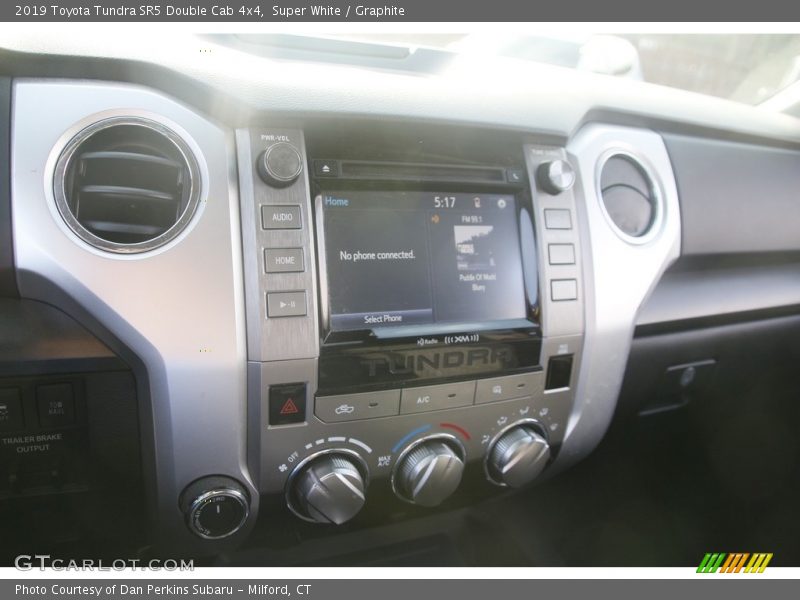 Super White / Graphite 2019 Toyota Tundra SR5 Double Cab 4x4