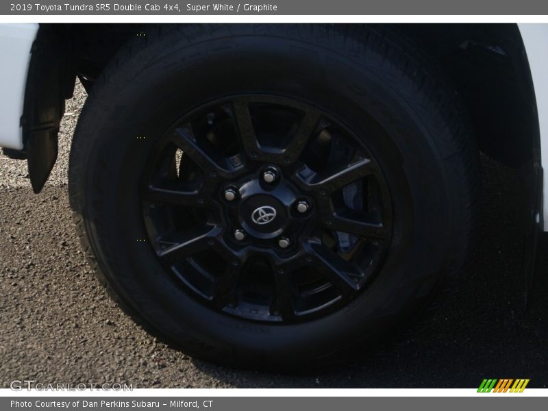 Super White / Graphite 2019 Toyota Tundra SR5 Double Cab 4x4