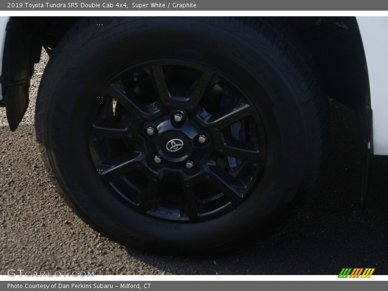 Super White / Graphite 2019 Toyota Tundra SR5 Double Cab 4x4