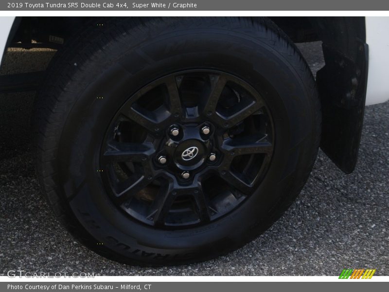 Super White / Graphite 2019 Toyota Tundra SR5 Double Cab 4x4
