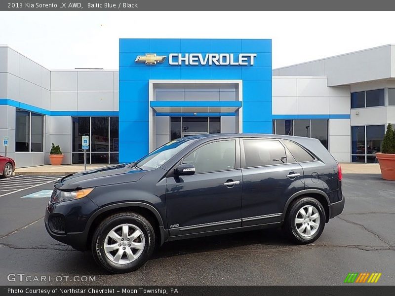 Baltic Blue / Black 2013 Kia Sorento LX AWD
