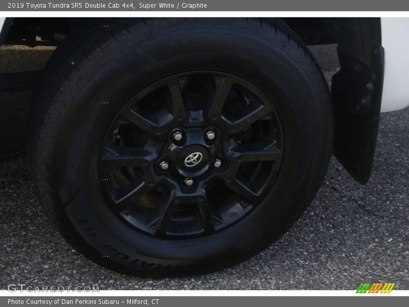 Super White / Graphite 2019 Toyota Tundra SR5 Double Cab 4x4