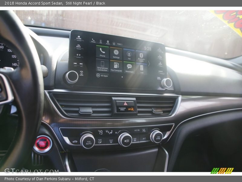 Still Night Pearl / Black 2018 Honda Accord Sport Sedan