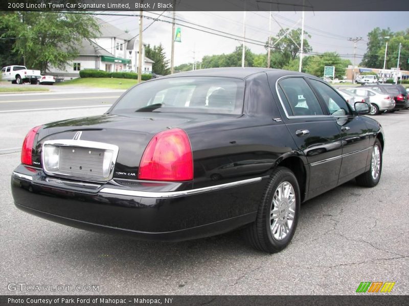 Black / Black 2008 Lincoln Town Car Signature Limited