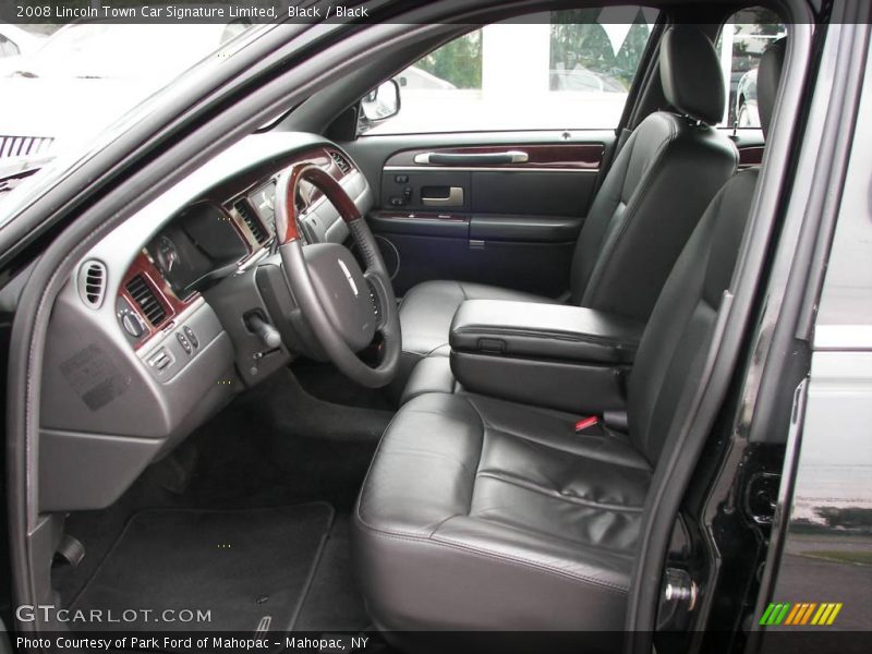 Black / Black 2008 Lincoln Town Car Signature Limited