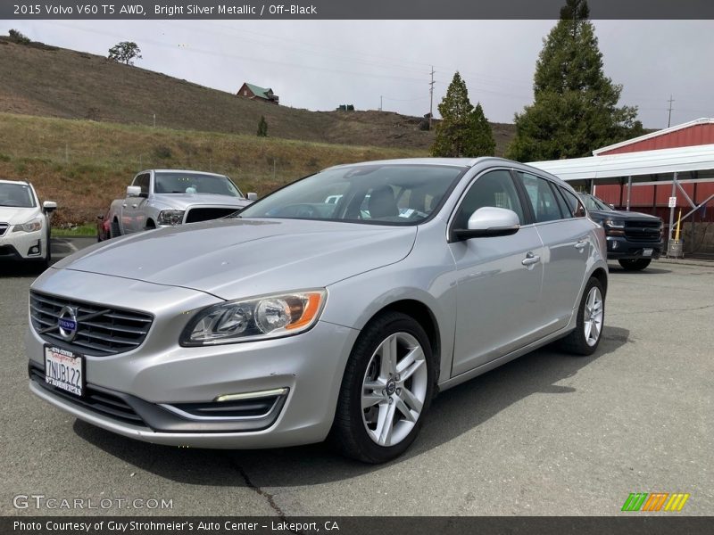  2015 V60 T5 AWD Bright Silver Metallic
