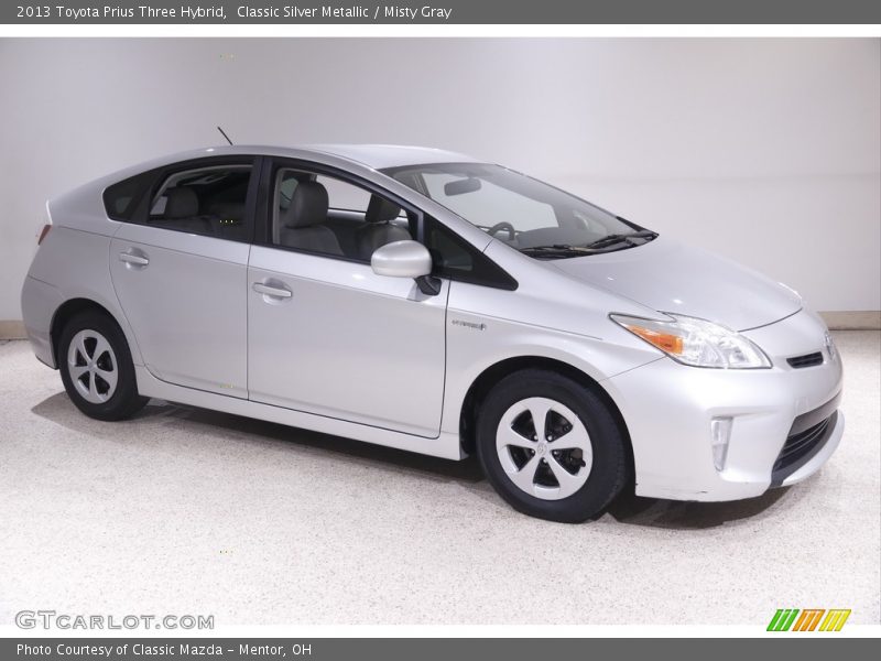 Classic Silver Metallic / Misty Gray 2013 Toyota Prius Three Hybrid