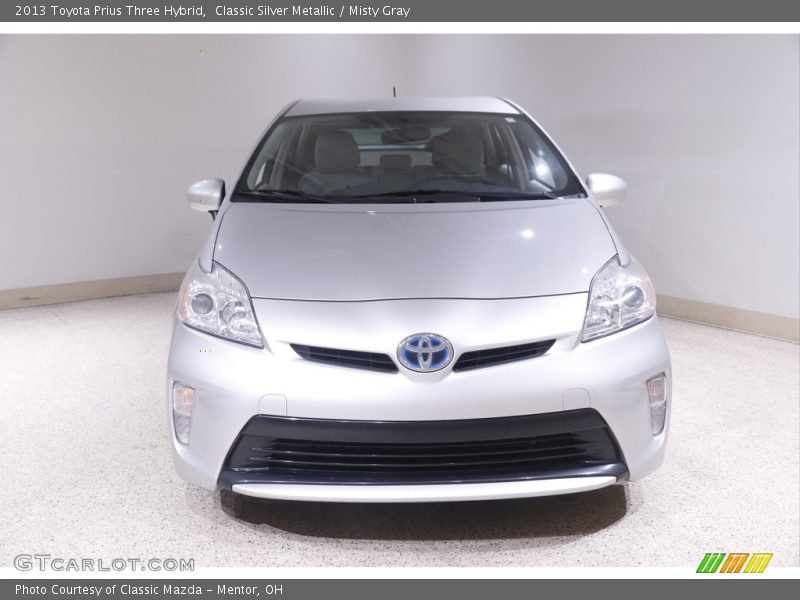 Classic Silver Metallic / Misty Gray 2013 Toyota Prius Three Hybrid