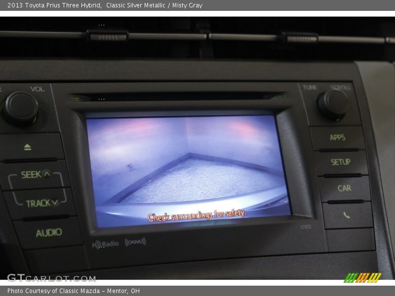 Classic Silver Metallic / Misty Gray 2013 Toyota Prius Three Hybrid