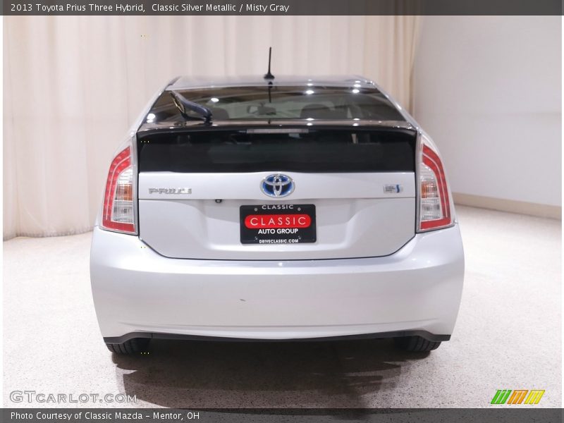 Classic Silver Metallic / Misty Gray 2013 Toyota Prius Three Hybrid