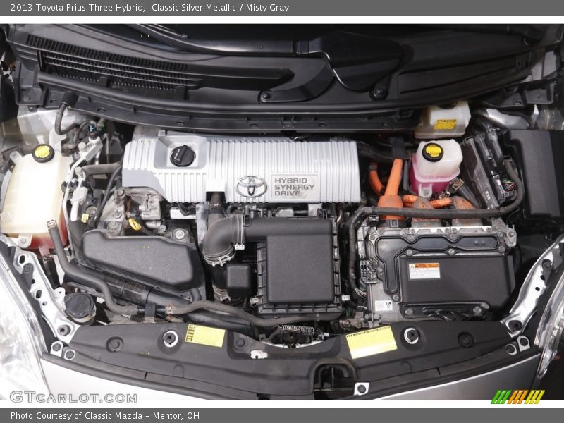 Classic Silver Metallic / Misty Gray 2013 Toyota Prius Three Hybrid