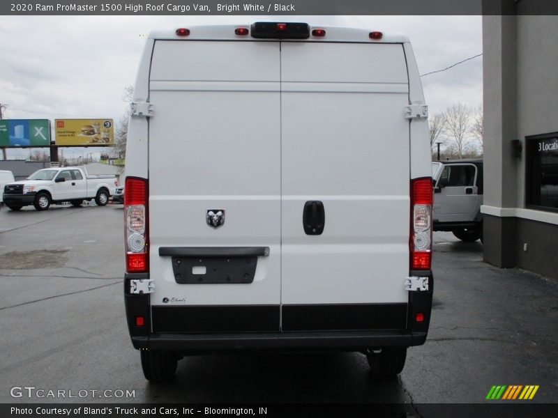 Bright White / Black 2020 Ram ProMaster 1500 High Roof Cargo Van