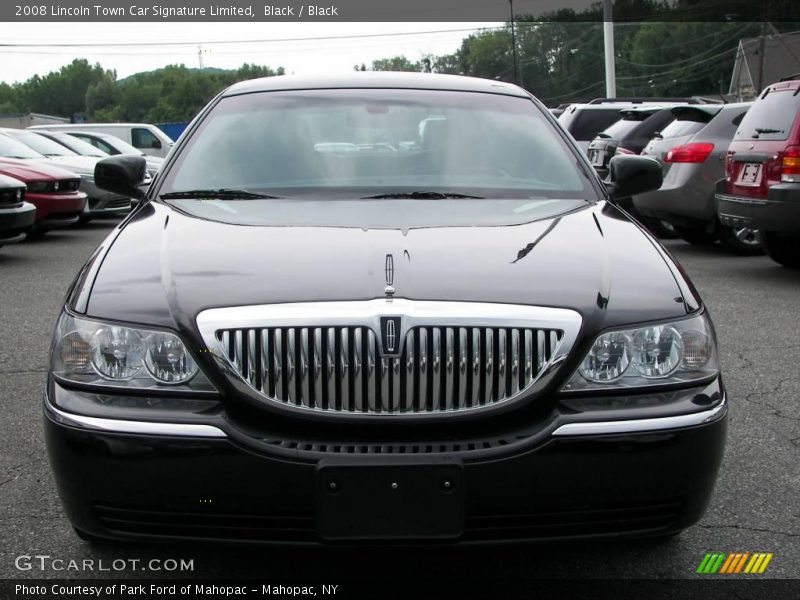 Black / Black 2008 Lincoln Town Car Signature Limited
