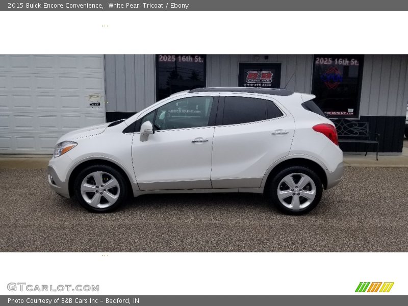 White Pearl Tricoat / Ebony 2015 Buick Encore Convenience