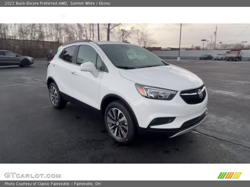  2022 Encore Preferred AWD Summit White