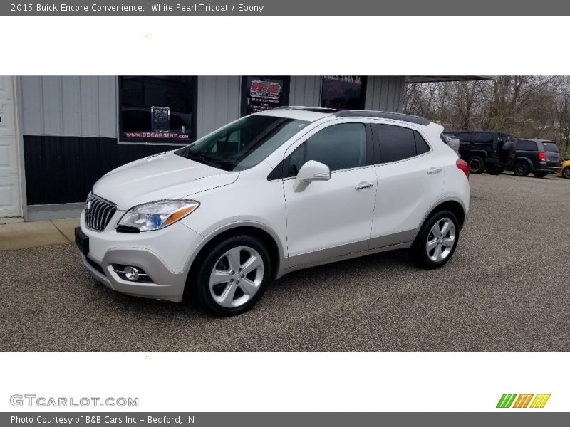 White Pearl Tricoat / Ebony 2015 Buick Encore Convenience
