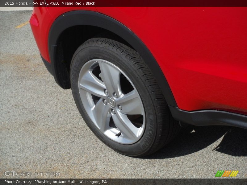 Milano Red / Black 2019 Honda HR-V EX-L AWD