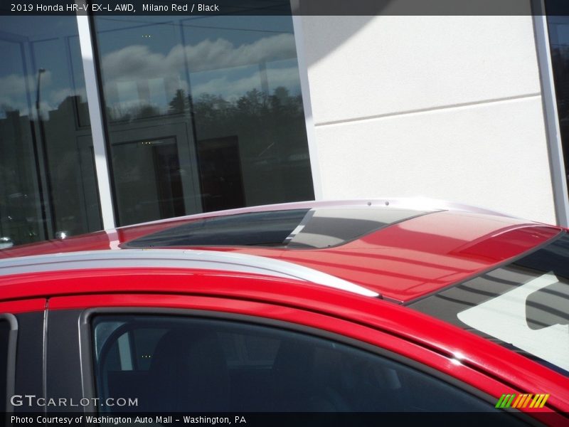 Milano Red / Black 2019 Honda HR-V EX-L AWD
