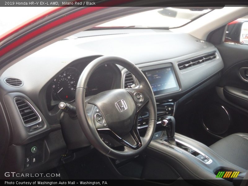 Milano Red / Black 2019 Honda HR-V EX-L AWD