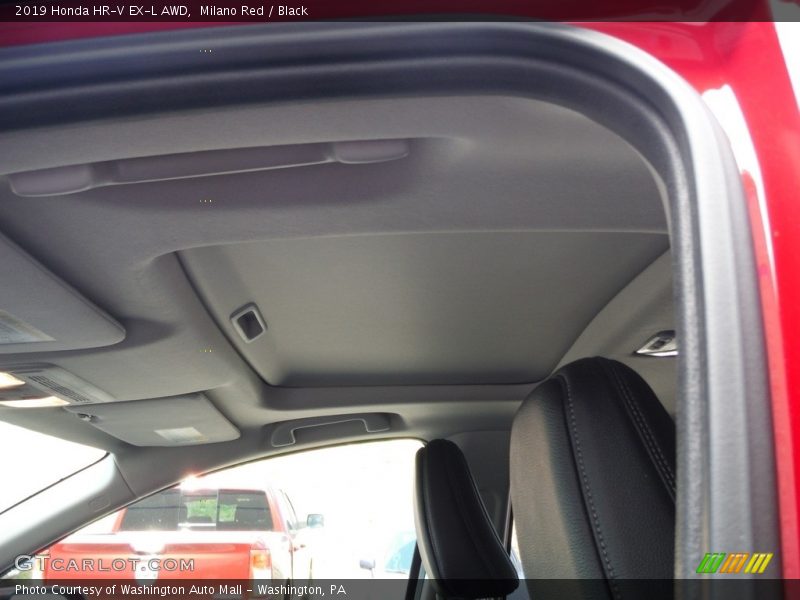 Milano Red / Black 2019 Honda HR-V EX-L AWD