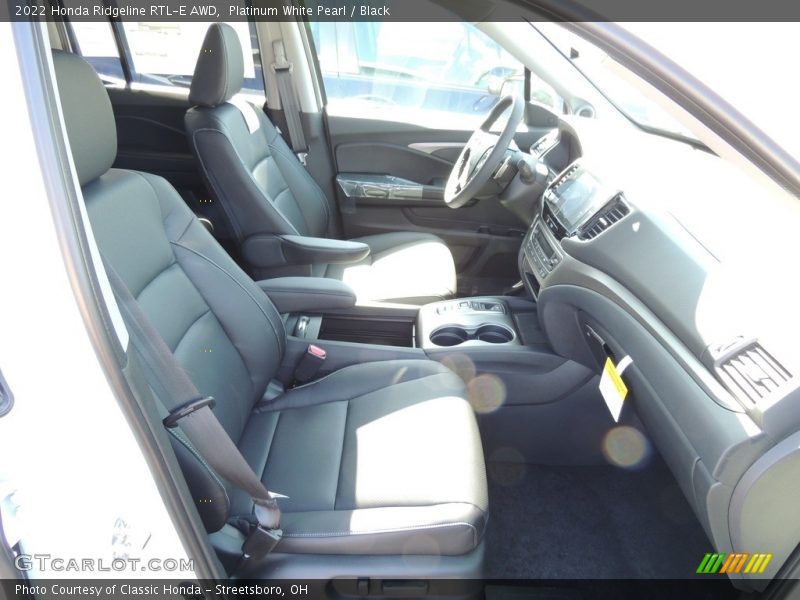 Platinum White Pearl / Black 2022 Honda Ridgeline RTL-E AWD