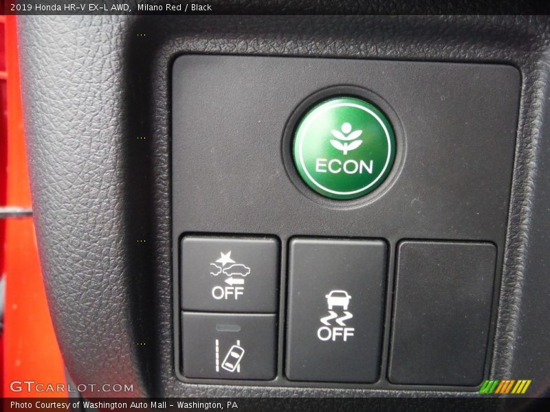 Milano Red / Black 2019 Honda HR-V EX-L AWD