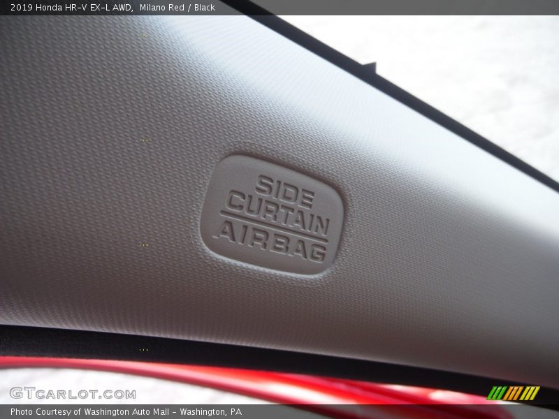 Milano Red / Black 2019 Honda HR-V EX-L AWD
