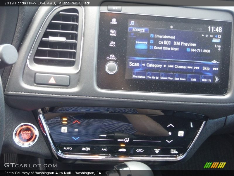 Milano Red / Black 2019 Honda HR-V EX-L AWD
