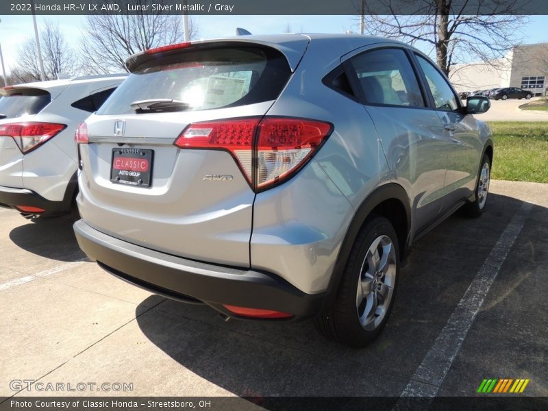 Lunar Silver Metallic / Gray 2022 Honda HR-V LX AWD