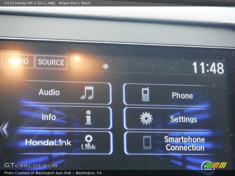 Milano Red / Black 2019 Honda HR-V EX-L AWD