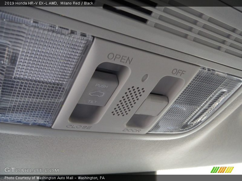 Milano Red / Black 2019 Honda HR-V EX-L AWD