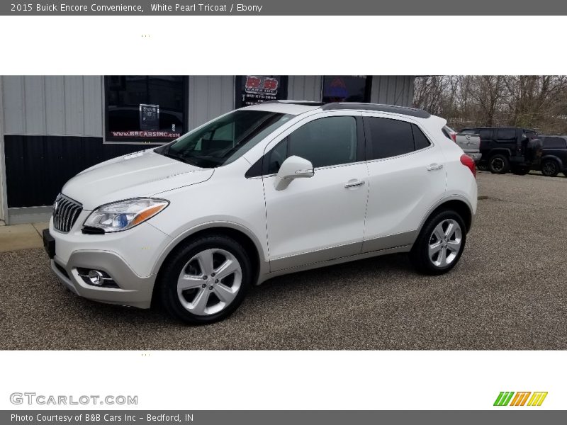 White Pearl Tricoat / Ebony 2015 Buick Encore Convenience