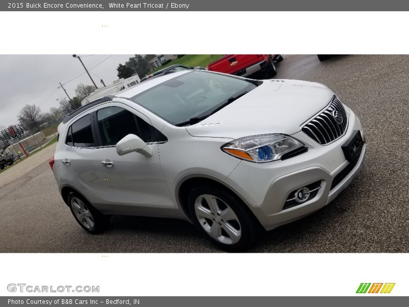 White Pearl Tricoat / Ebony 2015 Buick Encore Convenience