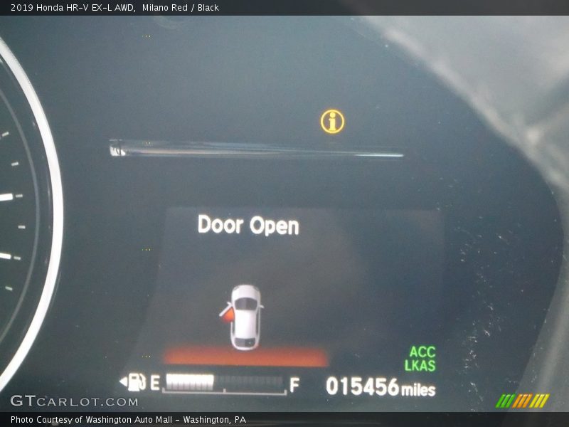 Milano Red / Black 2019 Honda HR-V EX-L AWD
